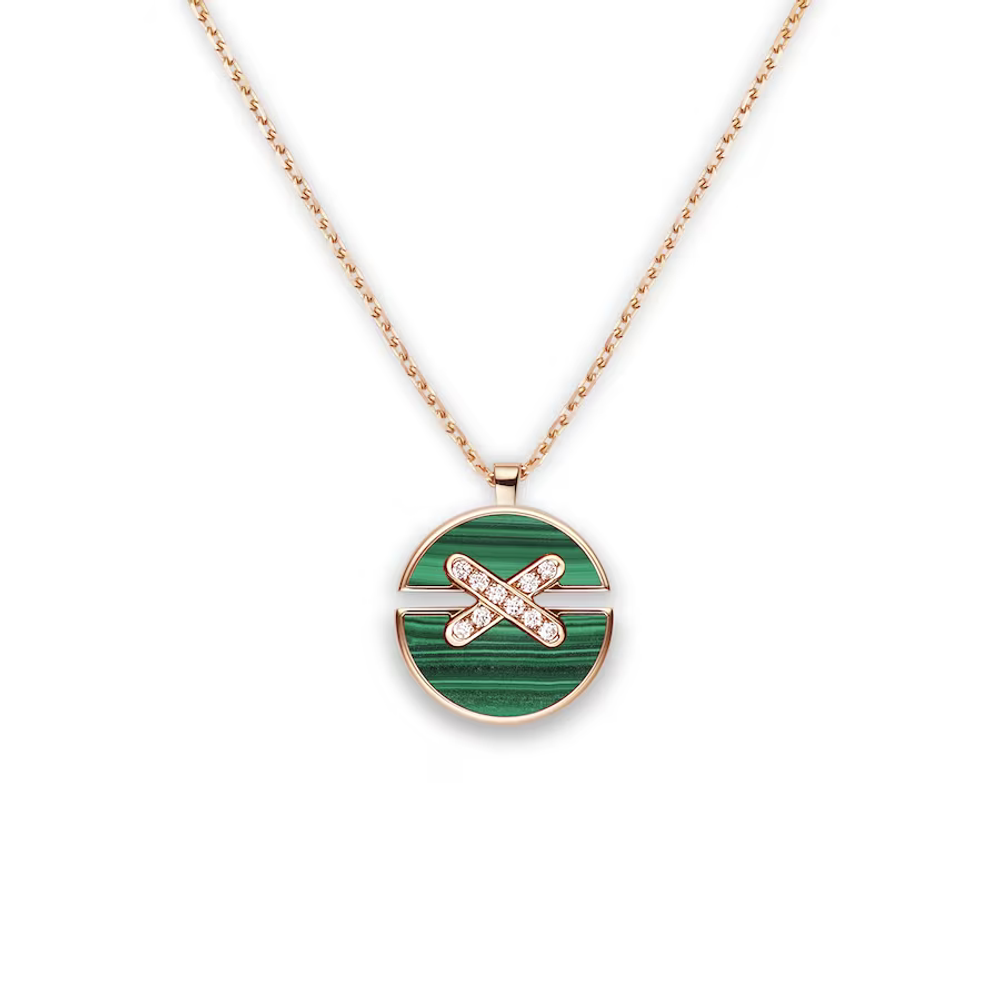 Jeux de Liens Harmony malachite medium model pendant