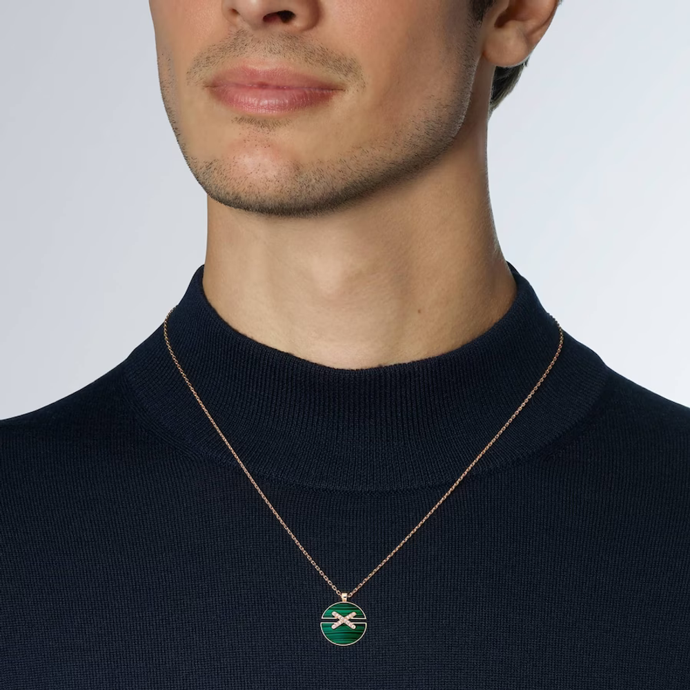 Jeux de Liens Harmony malachite medium model pendant