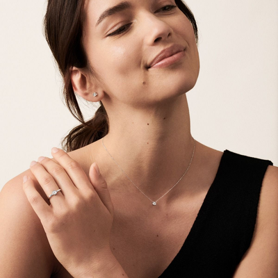 Le Cube Diamant Small Necklace