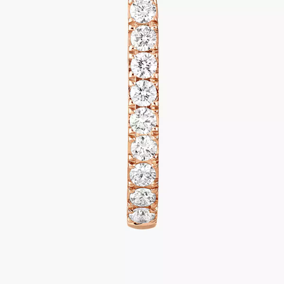 Créoles Gatsby XS Boucles d'oreilles Diamant Or Rose
