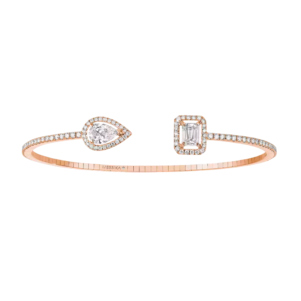 My Twin Skinny 0,40ct x2 Bracelet Diamant Or Rose
