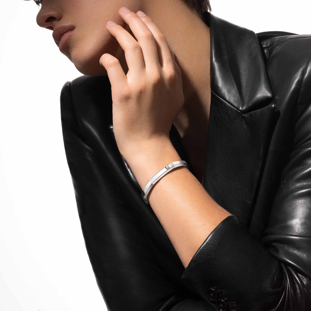 Bracelet Moderniste MM Bracelet Diamant Or Blanc