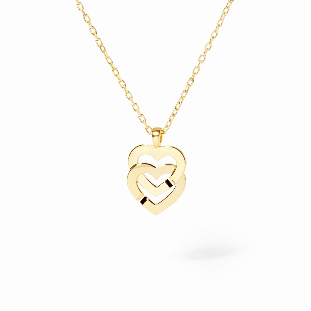 Double Cœurs Small Pendant