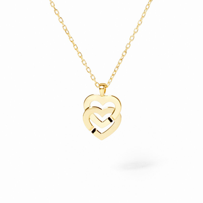 Double Cœurs Small Pendant