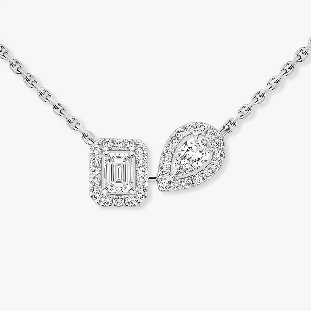 My Twin Toi & Moi Collier Diamant Or Blanc