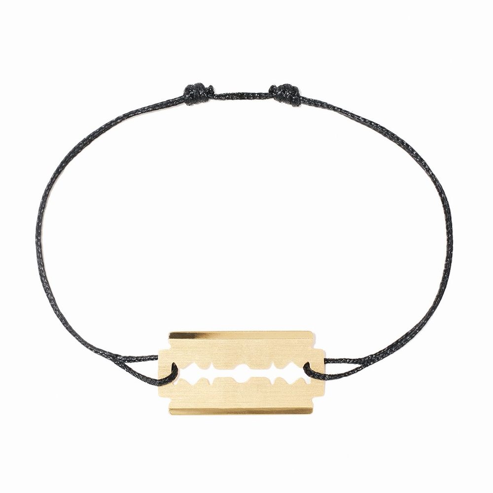 Bracelet Sur Cordon Lame De Rasoir Pm