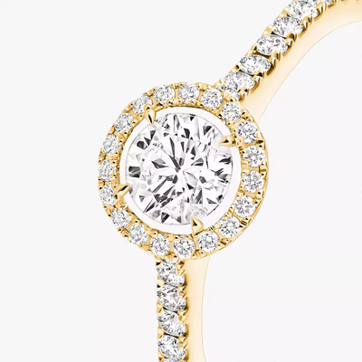 Joy 0,40ct Bague Diamant Or Jaune