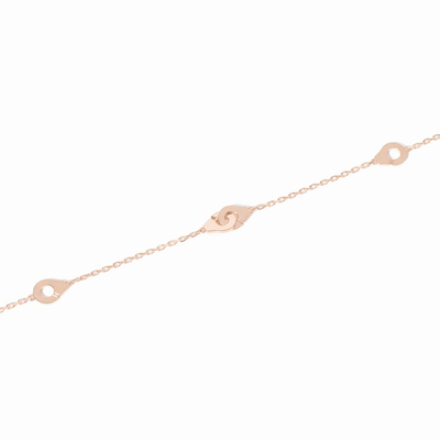 Bracelet Sur Chaîne Menottes Dinh Van Multi-motifs