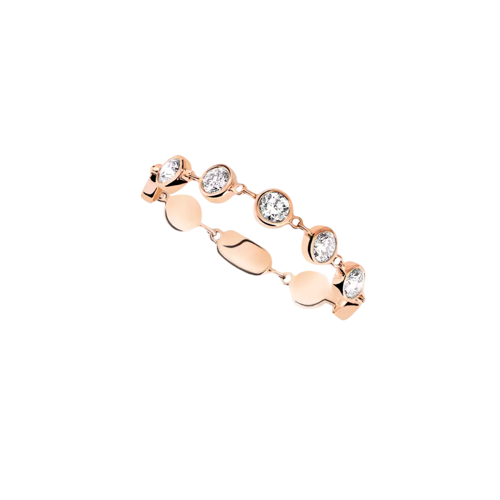D-Vibes SM Pink Gold Diamond Ring