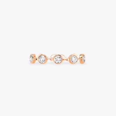 D-Vibes SM Pink Gold Diamond Ring