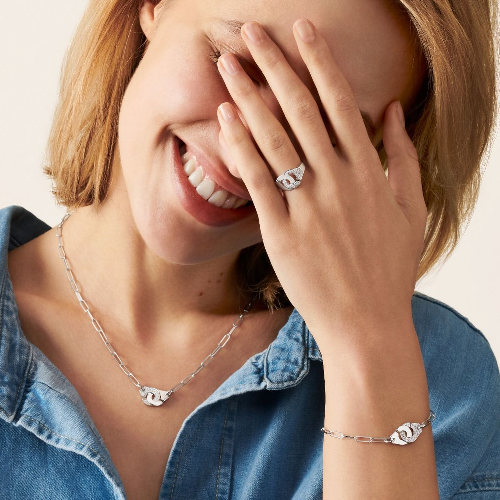 Bracelet Sur Chaîne Menottes Dinh Van R10