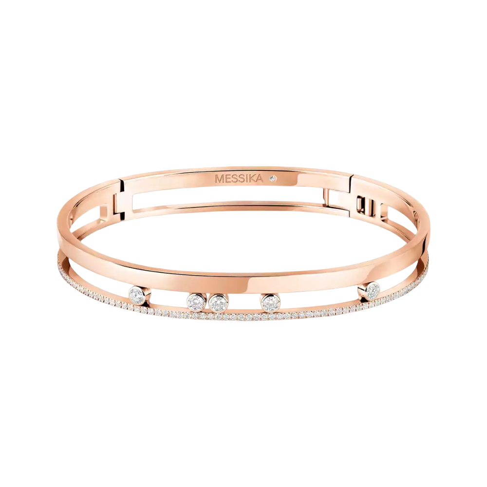 Bangle Move Romane Bracelet Diamant Or Rose