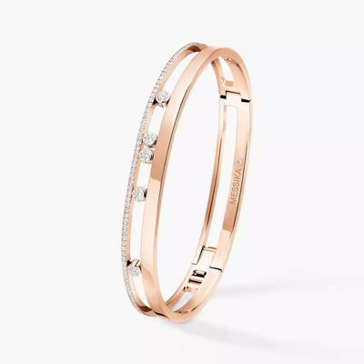Bangle Move Romane Bracelet Diamant Or Rose