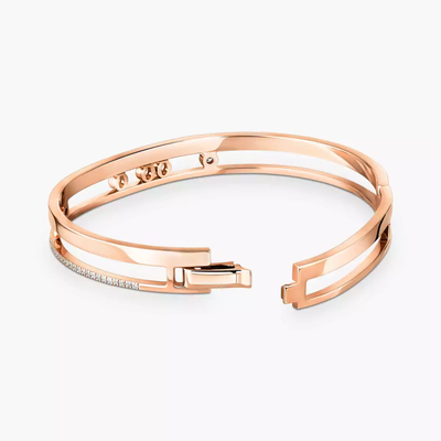 Bangle Move Romane Bracelet Diamant Or Rose