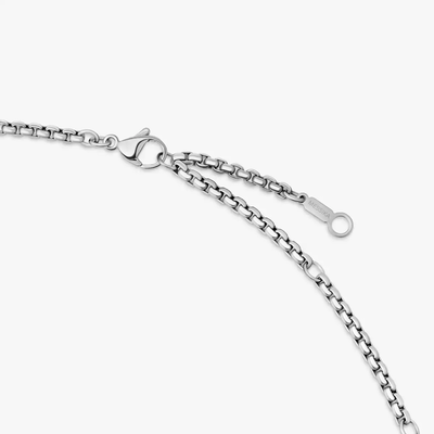 Pendentif So Move Titane Naturel Pavé Collier Diamant Natural Titanium