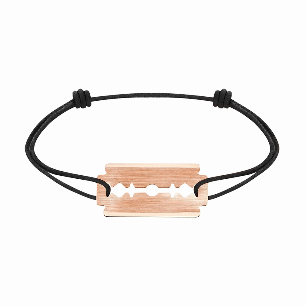 Bracelet Sur Cordon Lame De Rasoir Pm