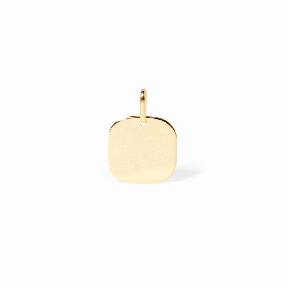 Square Tag 12mm Pendant
