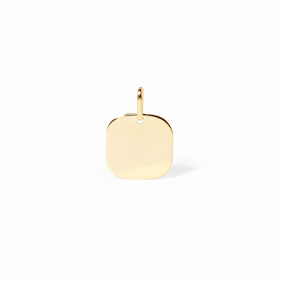 Square Tag 12mm Pendant