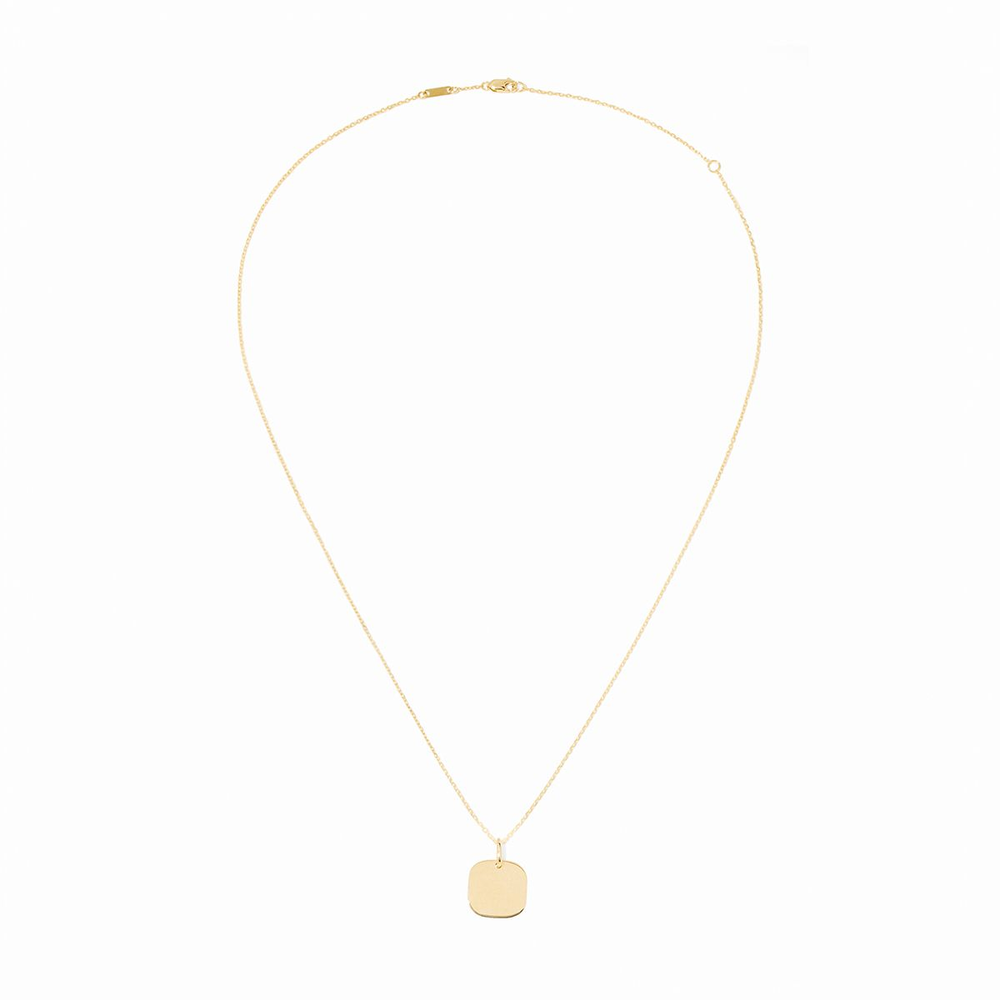 Square Tag 12mm Pendant