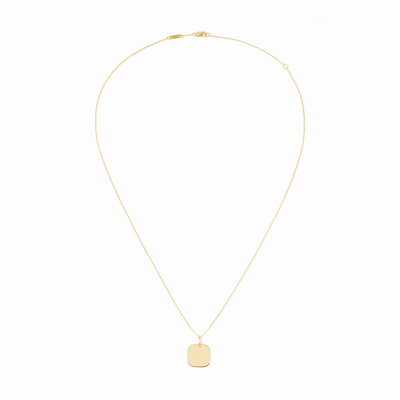 Square Tag 12mm Pendant