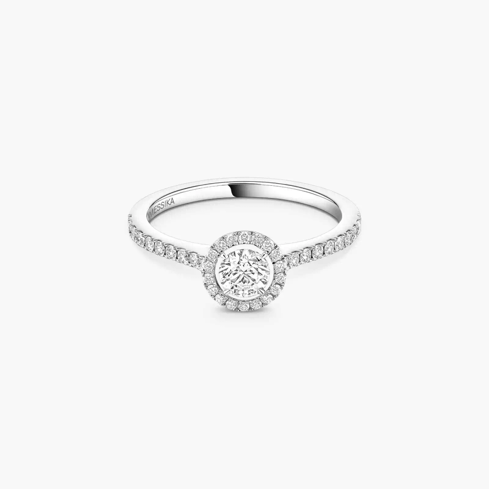 Joy 0,25ct Bague Diamant Or Blanc