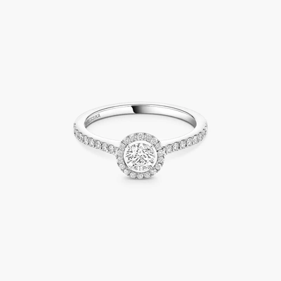 Joy 0,25ct Bague Diamant Or Blanc