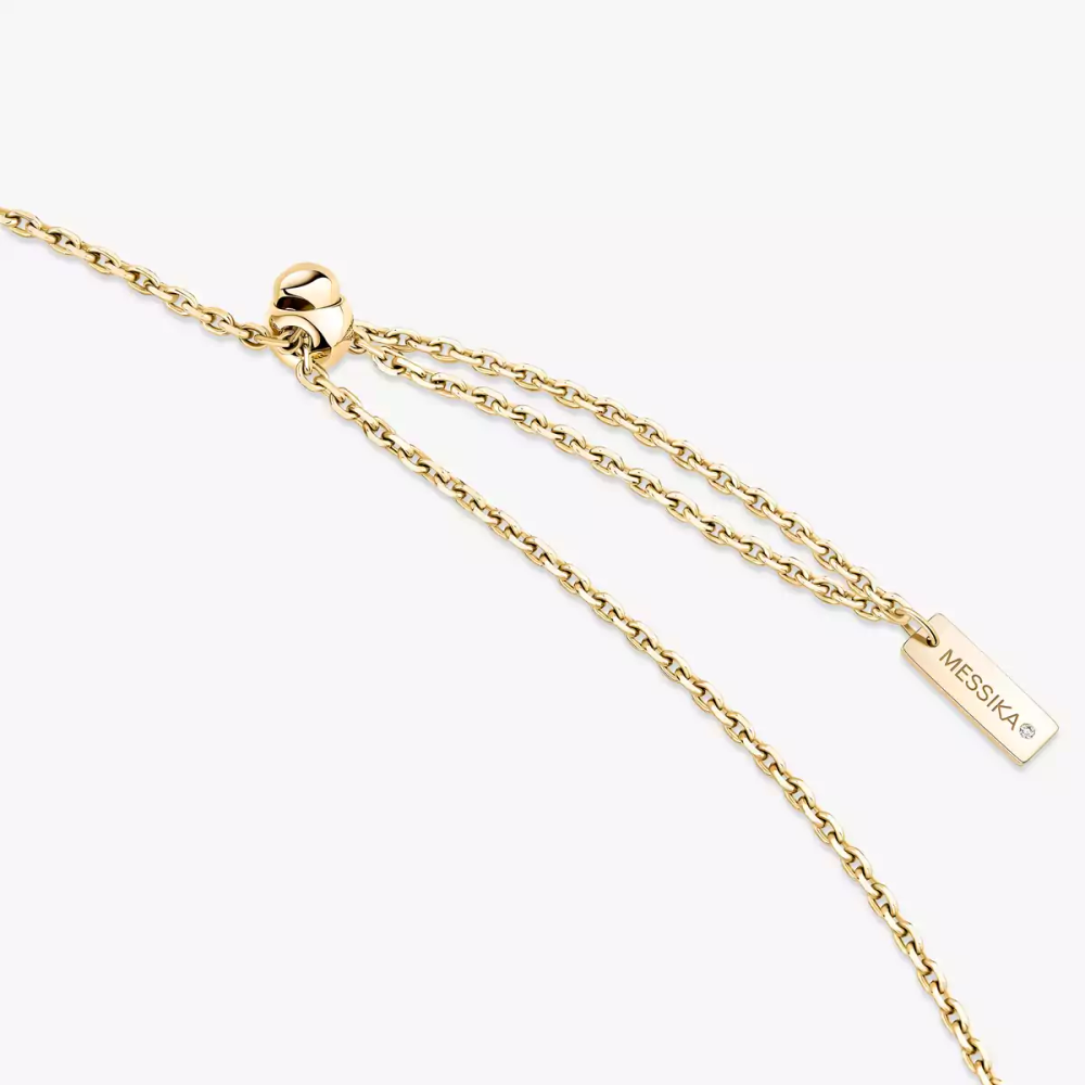 Sautoir Lucky Eye Pavé Collier Diamant Or Jaune