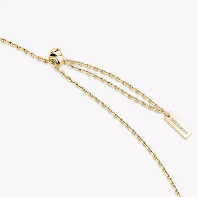 Sautoir Lucky Eye Pavé Collier Diamant Or Jaune