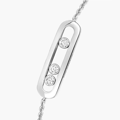 Baby Move Bracelet Diamant Or Blanc