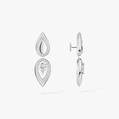 Boucles d'oreilles Fiery 0,25ct Boucles d'oreilles Diamant Or Blanc