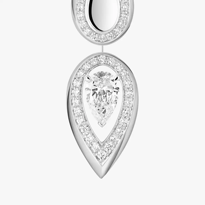 Fiery 0,25ct Boucles d'oreilles Diamant Or Blanc