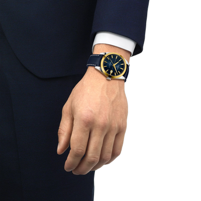 Gentleman Powermatic 80 Silicium Solid 18K Gold Bezel