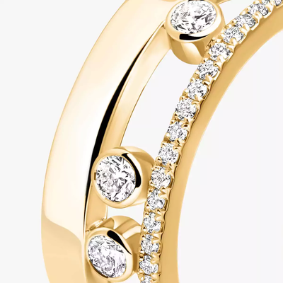 Move Romane Bague Diamant Or Jaune