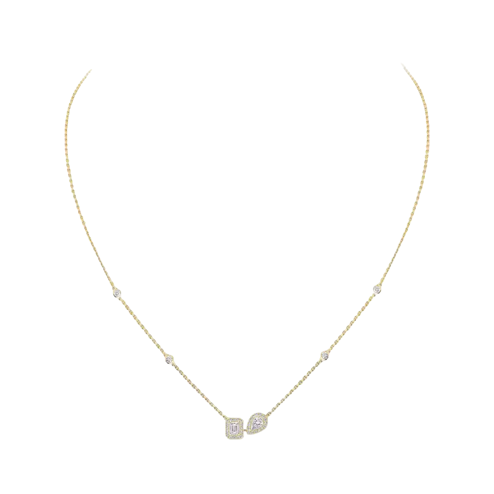 Collier toi & moi My Twin Collier Diamant Or Jaune