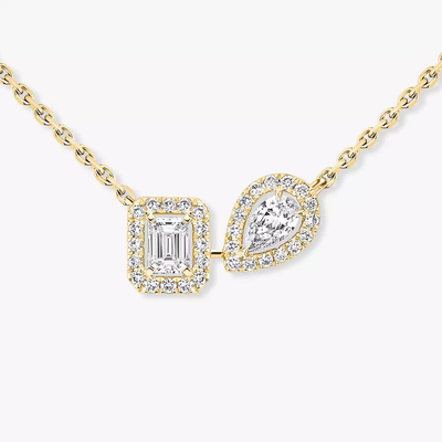 My Twin Toi & Moi Collier Diamant Or Jaune