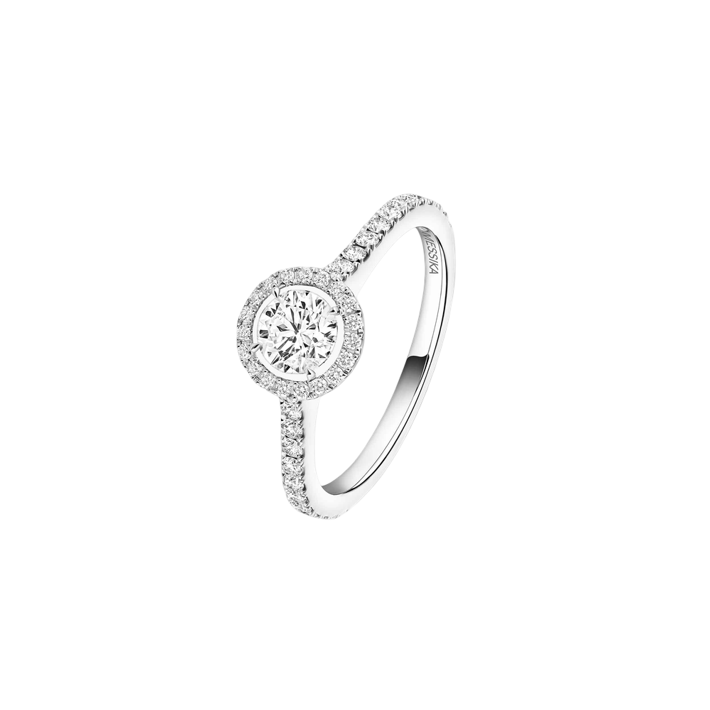Joy 0,40ct Bague Diamant Or Blanc