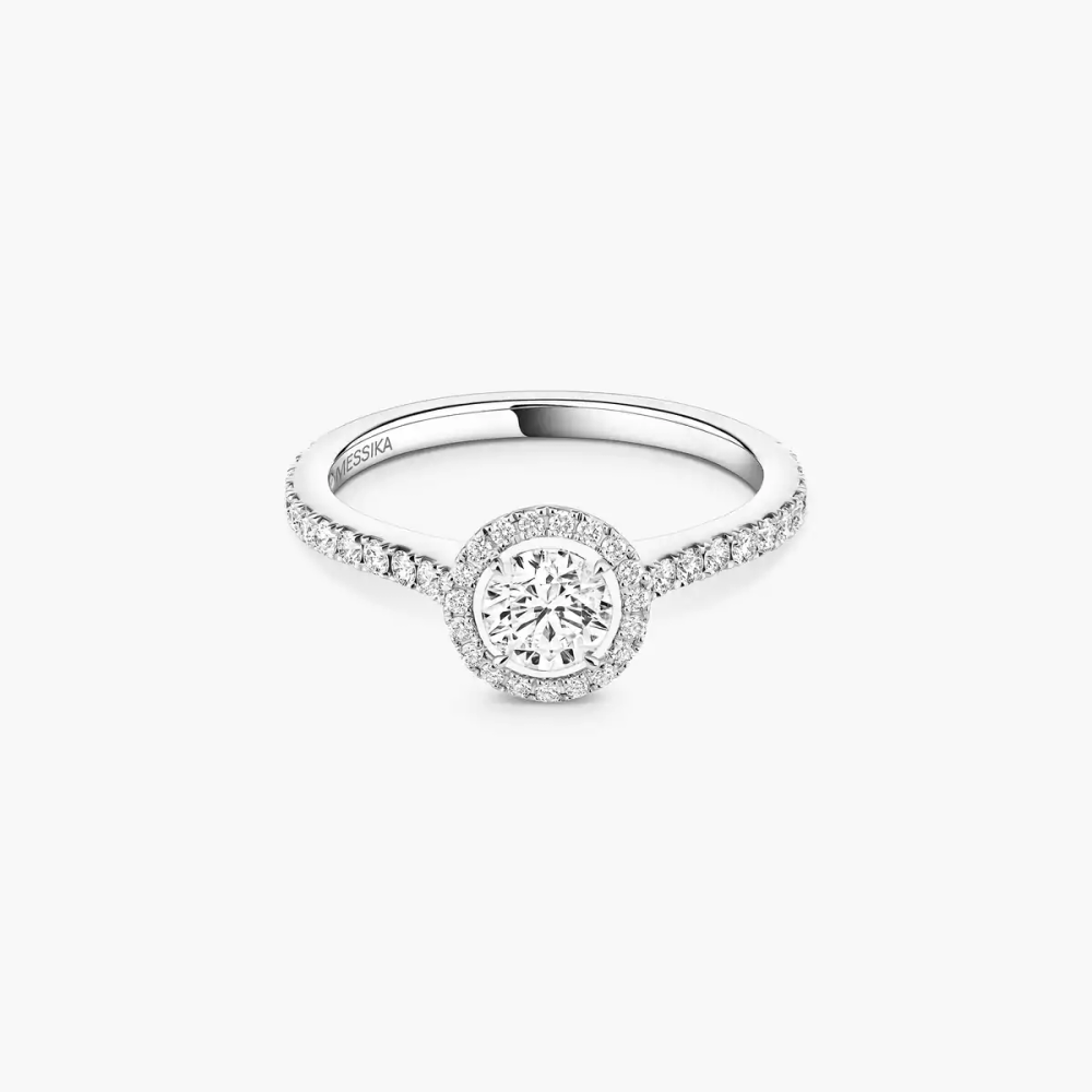 Joy 0,40ct Bague Diamant Or Blanc