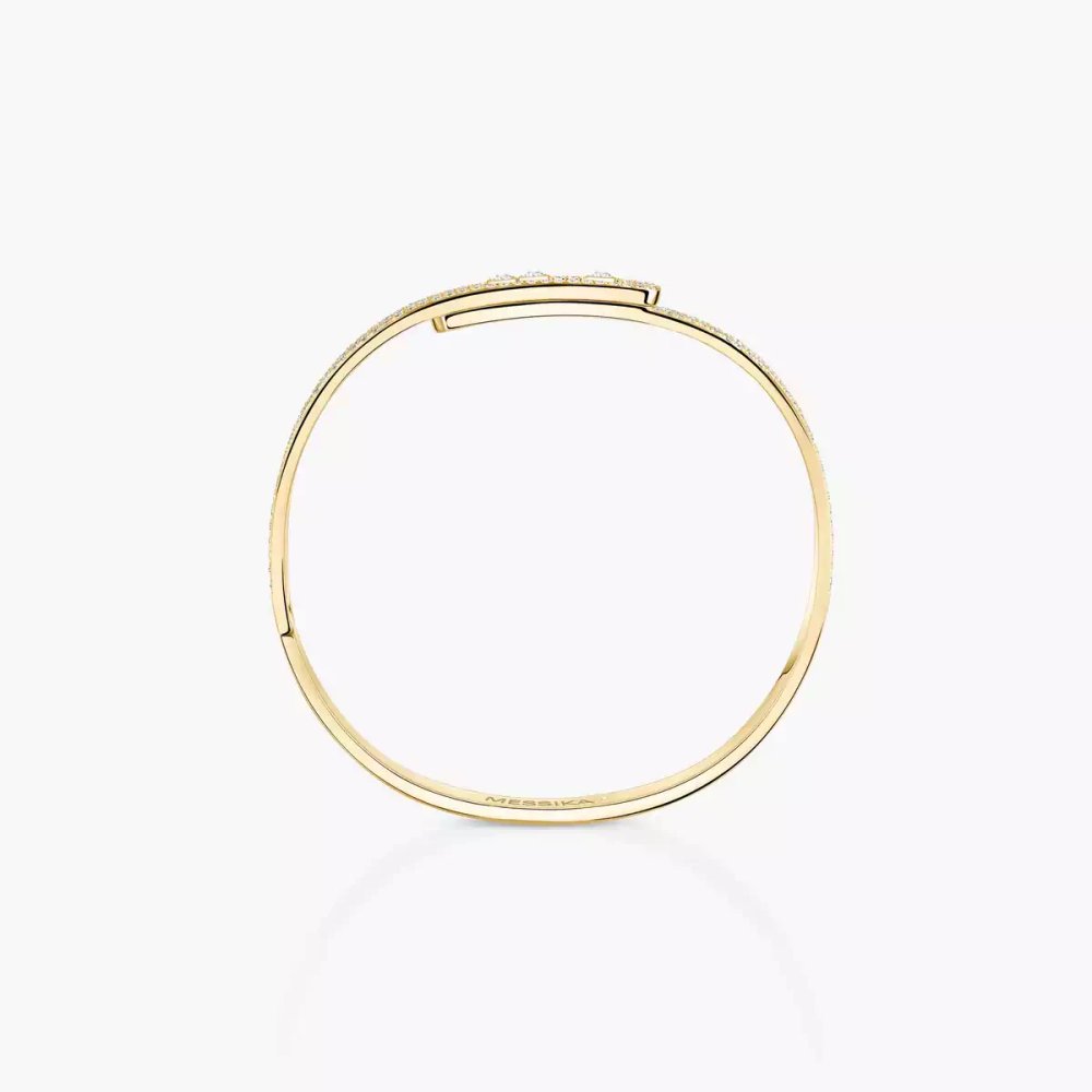 Bangle Move Noa Pavé Bracelet Diamant Or Jaune