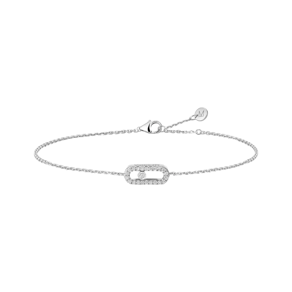 Bracelet Messika CARE(S) Pavé Bracelet Diamant Or Blanc