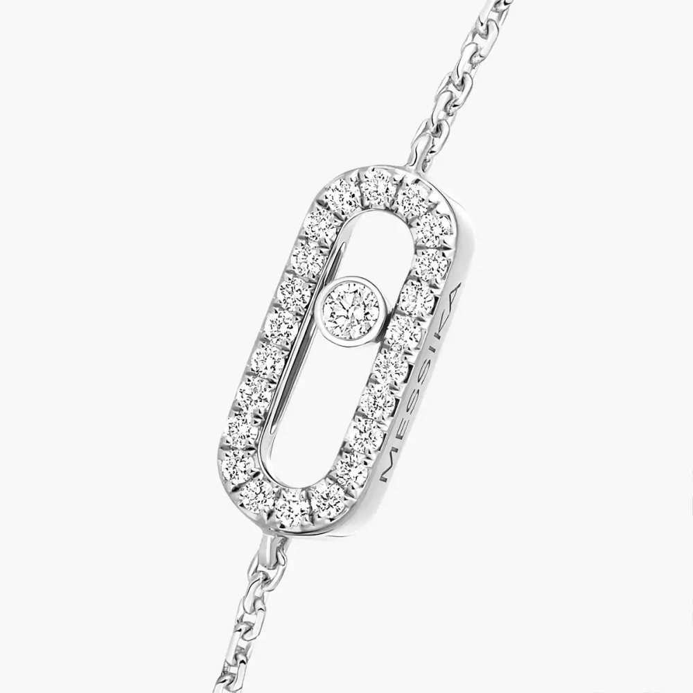 Bracelet Messika CARE(S) Pavé Bracelet Diamant Or Blanc