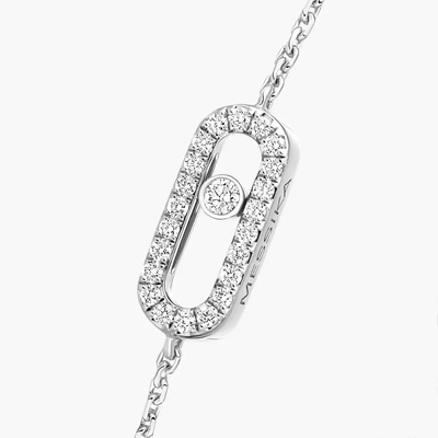 Bracelet Messika CARE(S) Pavé Bracelet Diamant Or Blanc