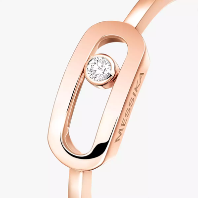 Move Uno Or Bague Diamant Or Rose