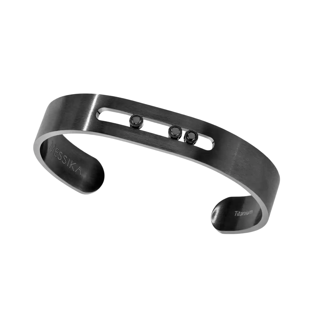 Bangle Move Titanium Black Bracelet Diamant Black Titanium
