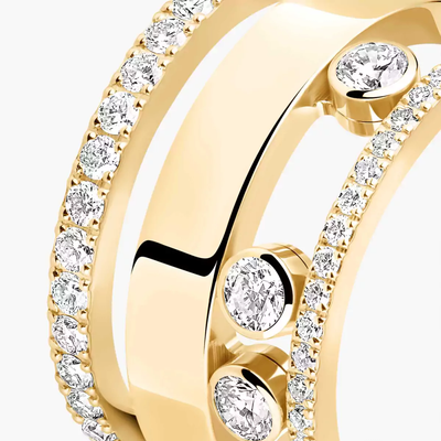 Move Romane GM Bague Diamant Or Jaune