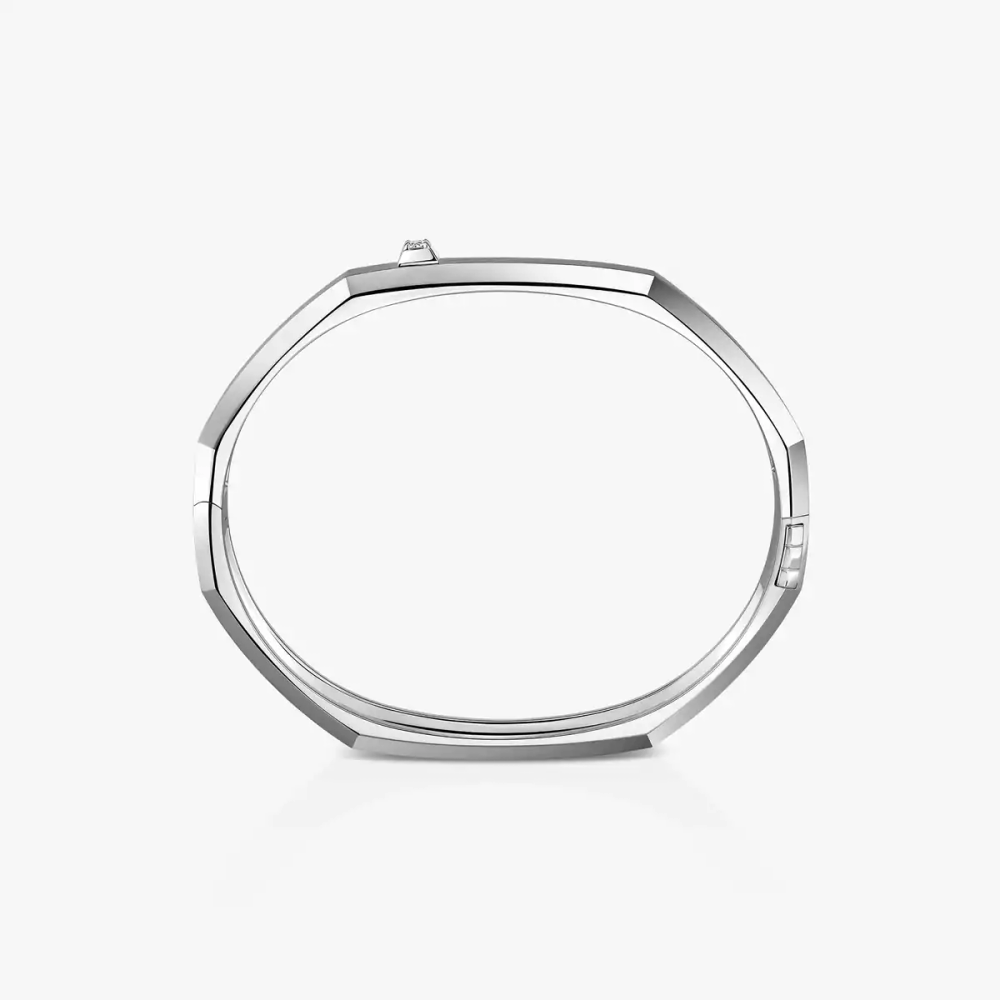 Bracelet brossé Moderniste MM Bracelet Diamant Or Blanc