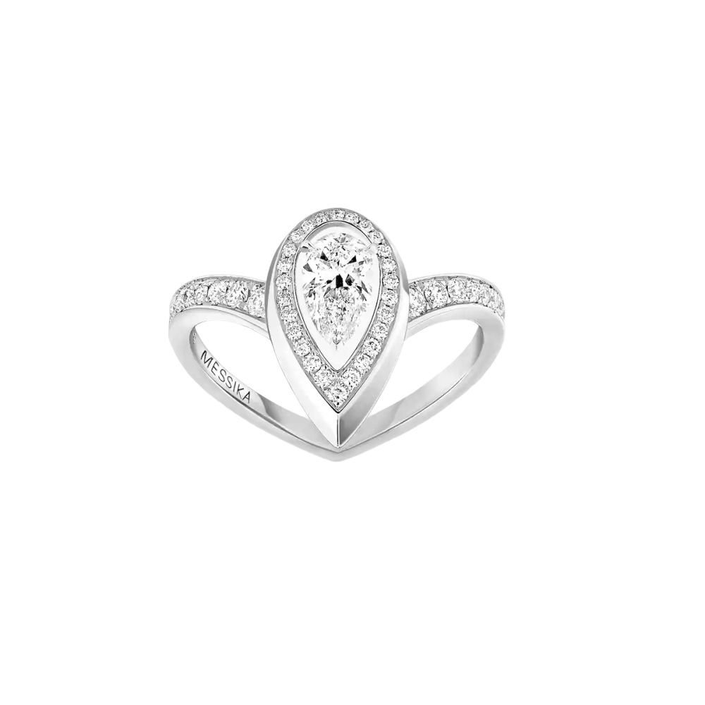 Bague Fiery 0,30ct Bague Diamant Or Blanc