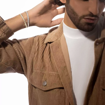 Move Noa SM Pavé Bangle Yellow Gold Diamond Bracelet