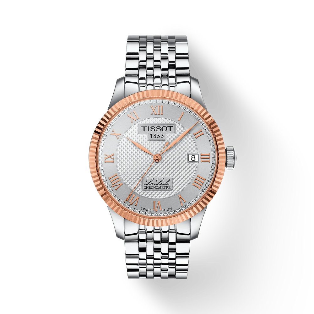 Le Locle COSC 39mm 18k Gold Bezel