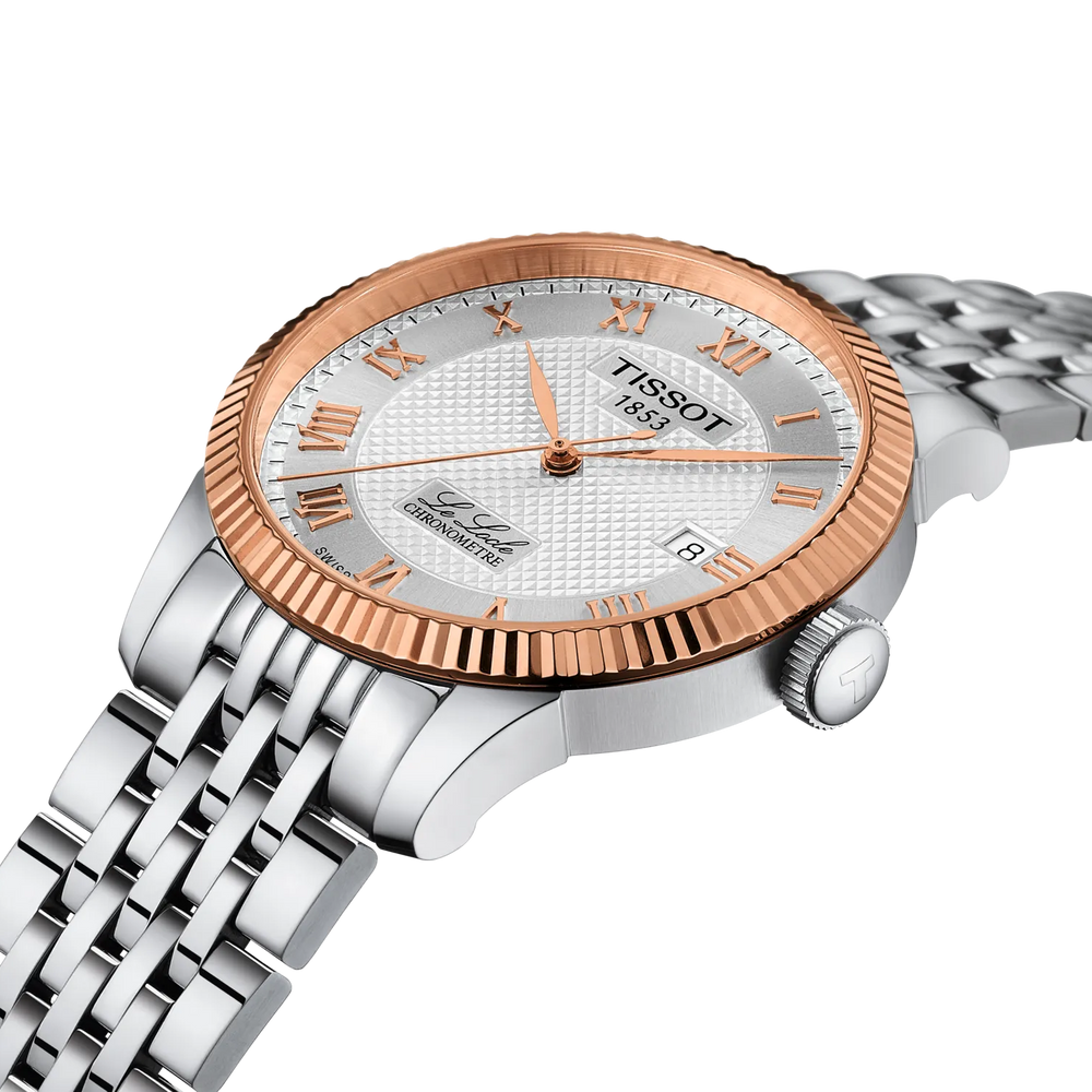 Le Locle COSC 39mm 18k Gold Bezel