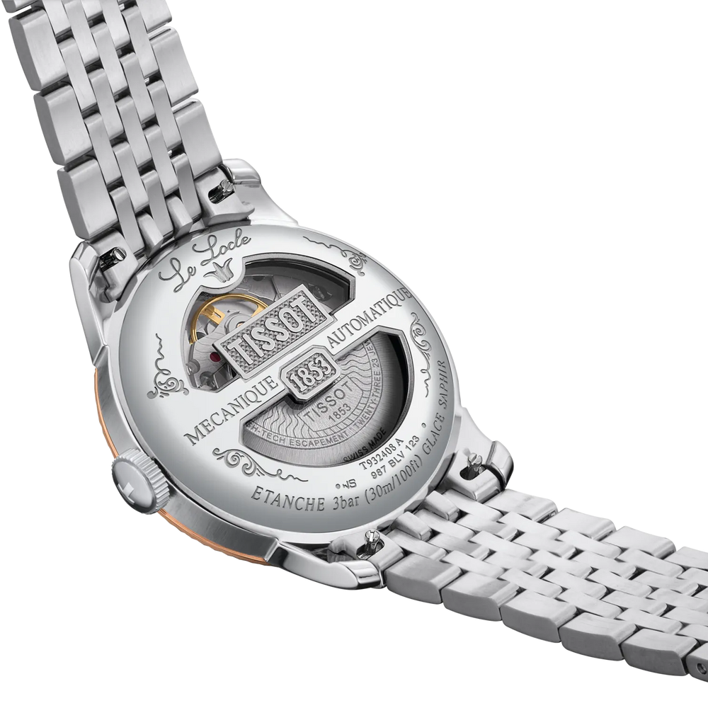 Le Locle COSC 39mm 18k Gold Bezel